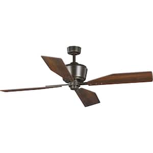 Chapin 56 in. Indoor Oil Rubbed Bronze Transitional Ceiling Fan with Remote Included for Great Room and Living Room