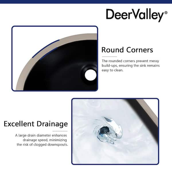 サントリー - DVA DAX Ceramic Oval Single Bowl Undermount Bathroom Sink, Ivory