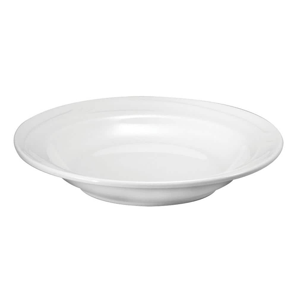 Oneida Espree Porcelain 21.5 oz. Cream Rimmed Deep Soup Bowl (Set of 24)  F1040000740 - The Home Depot