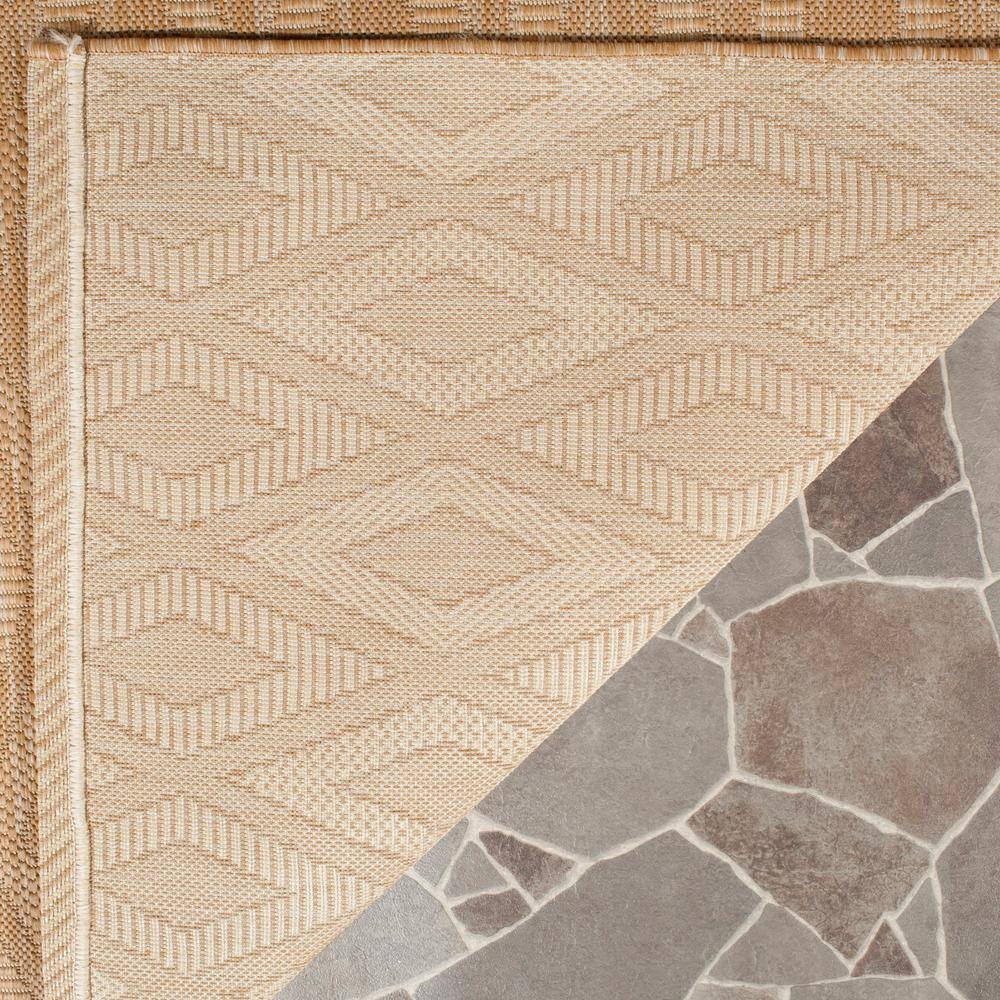 Reversible Easy-Care Gray Synthetic Area Rug, 9' x 12'