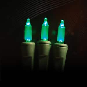 Green T5 LED Lights with 4 in. Spacing (Set of 50)