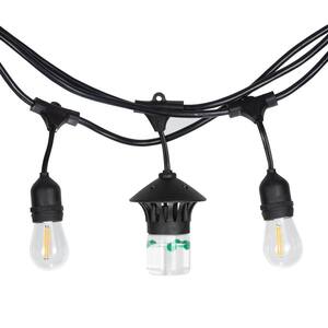 36 ft. BiteFighter Outdoor LED String Lights with Proven Mosquito Repellency (1-Pack)