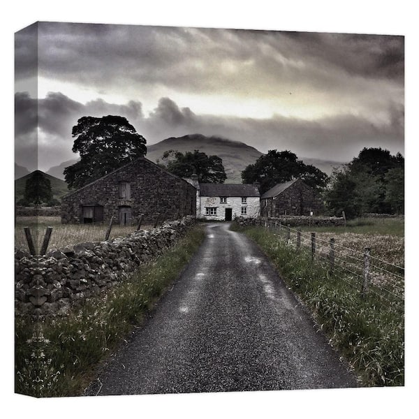 PTM Images Welcome Home'' Canvas Abstract Wall Art 15 in. x 15 in.