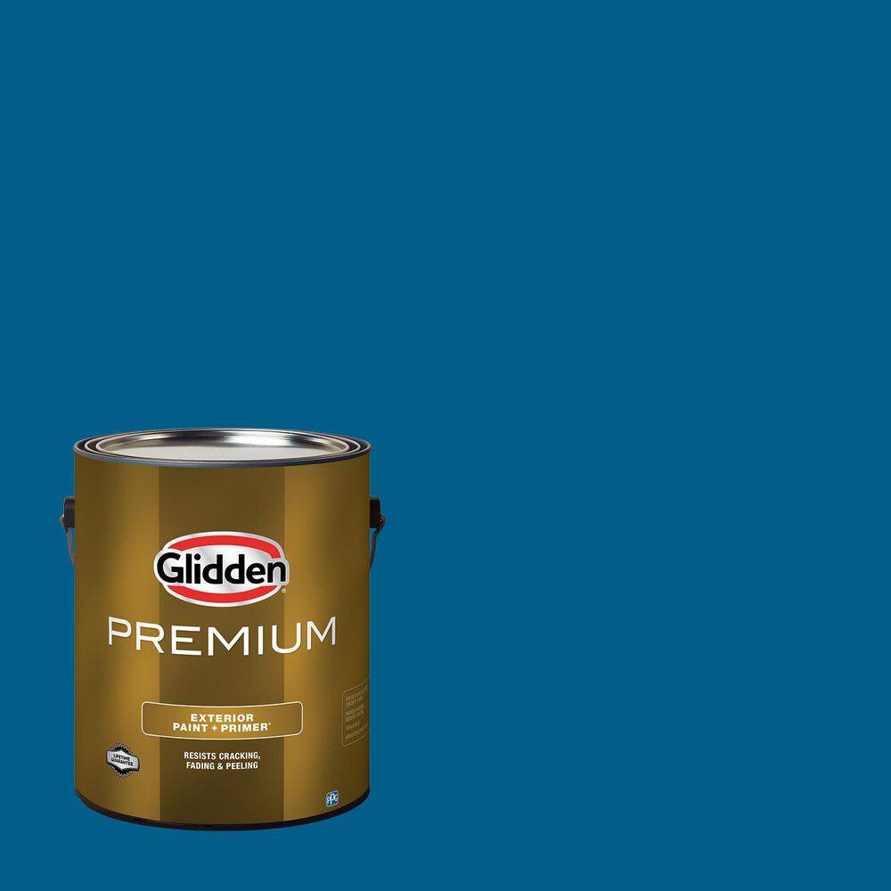 1 gal. PPG1157-7 Blue Flame Semi-Gloss Exterior Latex Paint price history on PriceWatchPro