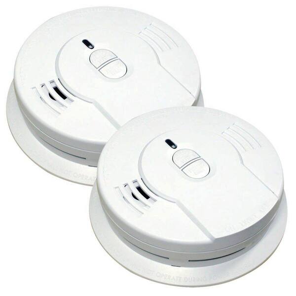 Kidde 10 Year Worry Free Sealed Battery Smoke Detector With Ionization Sensor 2 Pack 21028744 The Home Depot