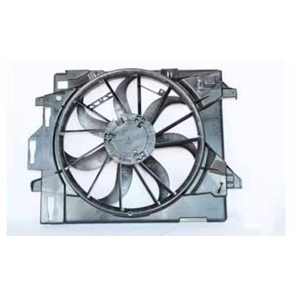 TYC Dual Radiator and Condenser Fan Assembly