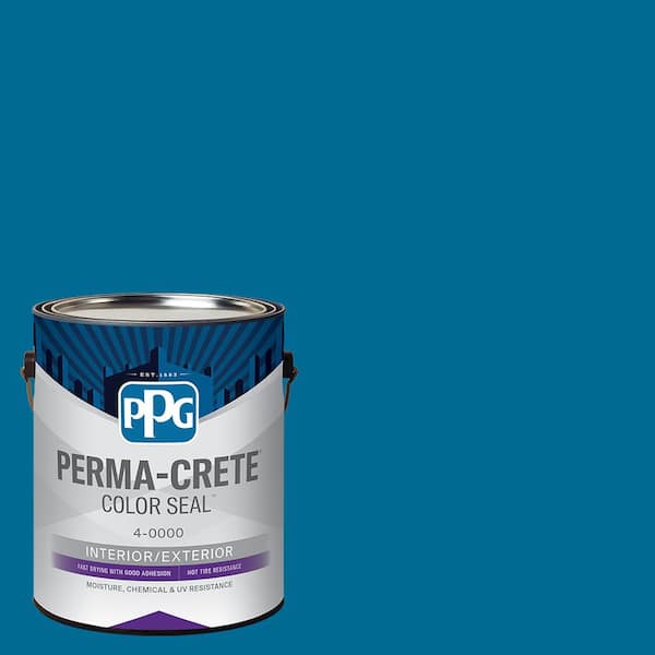 Color Seal 1 gal. PPG1238-7 Port Au Prince Satin Interior/Exterior Concrete Stain