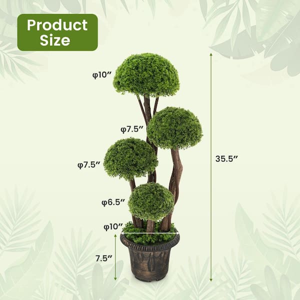Artificial Topiary Trees, Potted Plants and Flowers