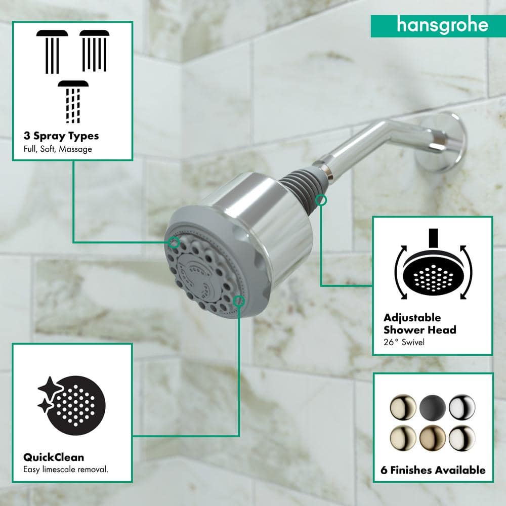 Clubmaster Multi Function Adjustable Shower Head