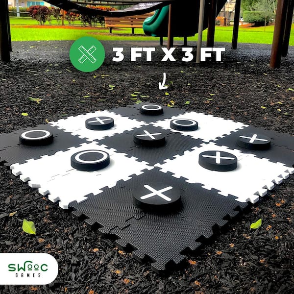 S&S Worldwide Jumbo Foam Tic-Tac-Toe. Connect Tiles to Create Huge