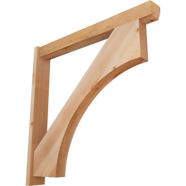 Ekena Millwork 6 in. x 42 in. x 42 in. Westlake Craftsman Smooth Western Red Cedar Outlooker