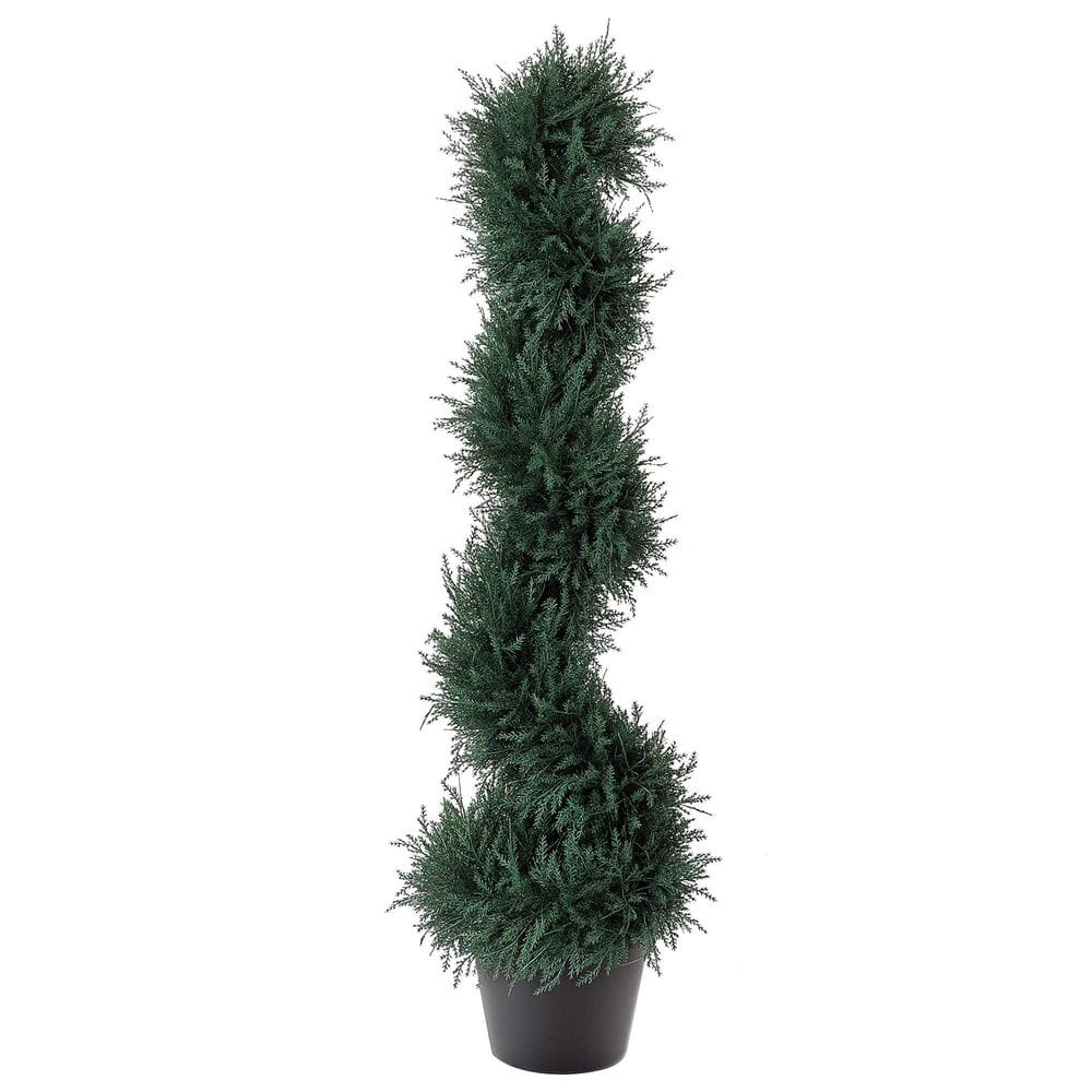 National Tree Company Argos Green Spiral Topiary