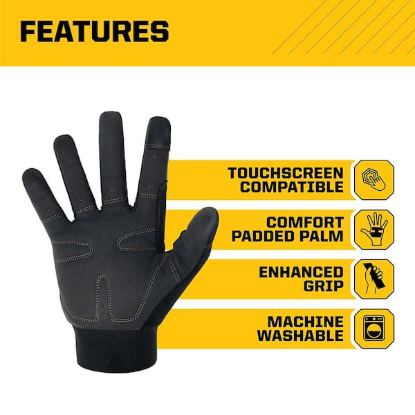 FIRM GRIP X-Large Winter General Purpose Gloves with Thinsulate