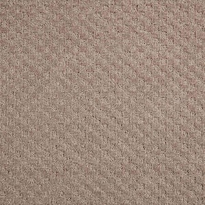 Shiloh Point  - Easily Sueded - Brown 40 oz. Triexta Pattern Installed Carpet