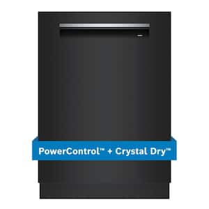 800 Series 24 in. Black Top Control Tall Tub Pocket Handle Dishwasher with Stainless Steel Tub, 42 dBA