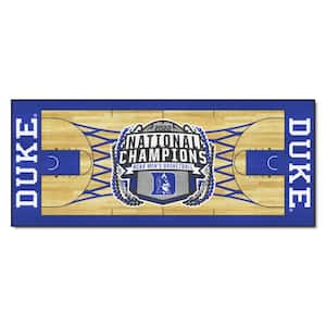 Duke University Blue 2022 NCAA Basketball National Championship 2 ft. x 6 ft. Basketball Court Runner Rug