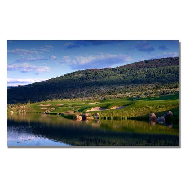 Trademark Fine Art 14 in. x 24 in. Sand Dune Fairway Canvas Art
