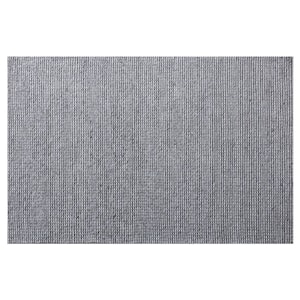 Fana Gray/Silver 5 ft. x 8 ft. Transitional Striped Organic Wool Indoor Area Rug