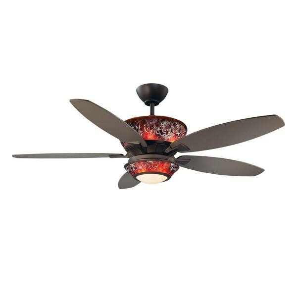 Designers Choice Collection Mocha 52 in. Oil Rubbed Bronze Ceiling Fan