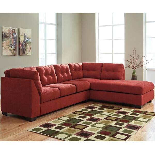 Flash Furniture Benchcraft Maier Sienna Microfiber Sectional with Right Side Facing Chaise