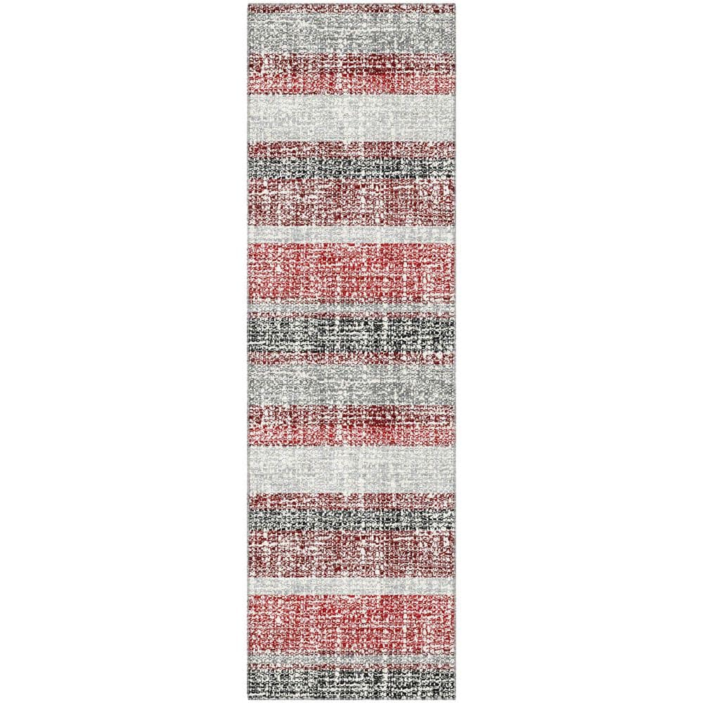 Mayfield Premium Machine Washable Abstract AMF2122 Burgundy 2 ft. x 7 ft. Runner Rug price history on PriceWatchPro