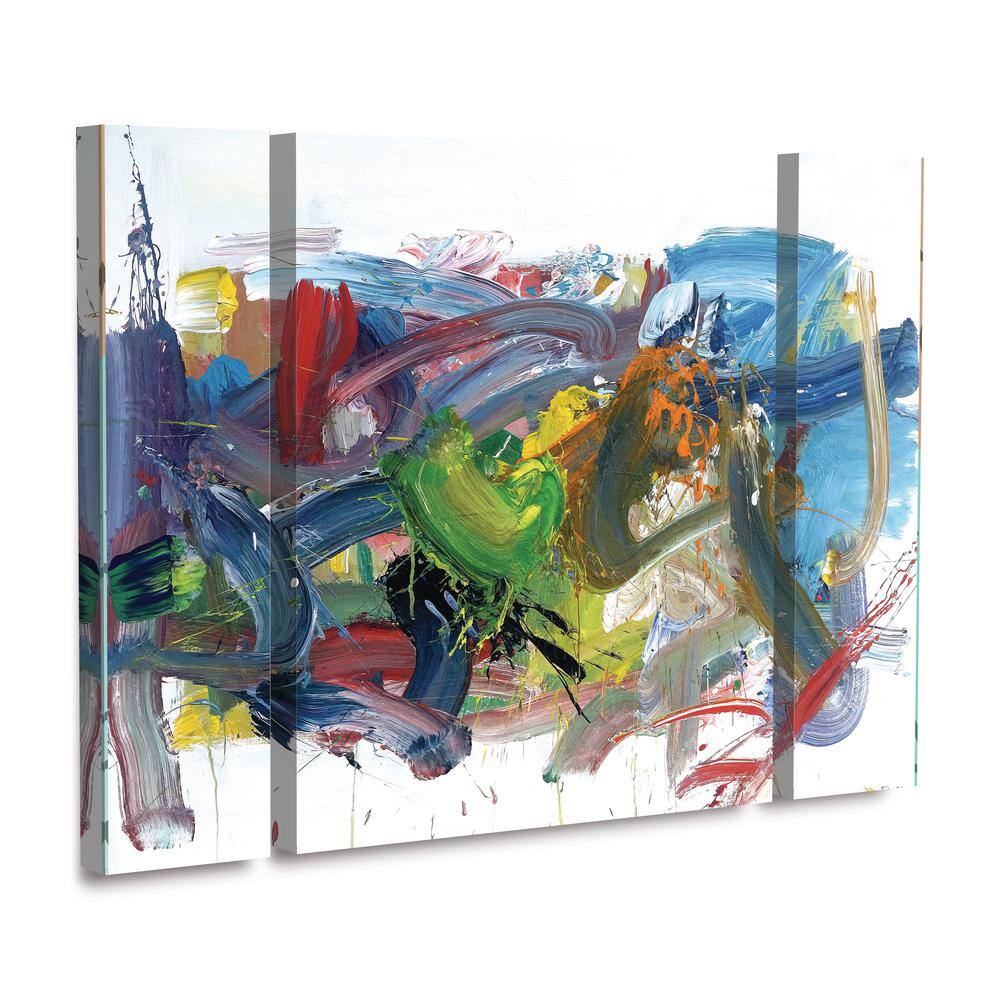 Harmony of Nature Colorful Abstract 3-Piece Canvas Set