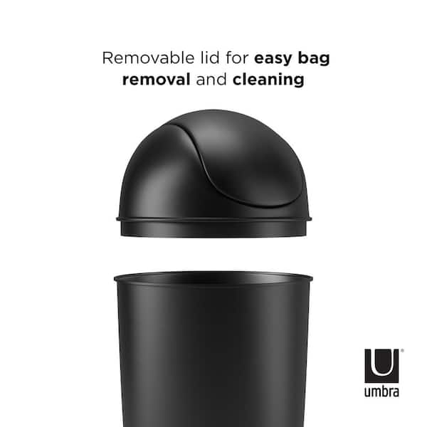 Umbra 10.25 Gallon Waste Basket, Color: Black - JCPenney