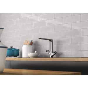 City Grigio 4 in. x 12 in. Glossy Ceramic Subway Wall Tile (9.99 sq. ft./Case)