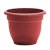 Bloem Ariana 11 In. Burnt Red Plastic Self-Watering Planter AP1013 ...