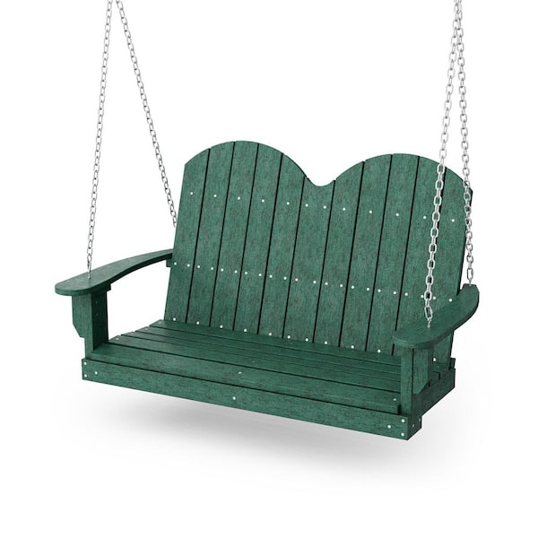 Wildridge Classic 2-Person Turf Green Plastic Savannah Porch Swing