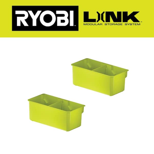 RYOBI LINK Double Organizer Bin (2-Pack)