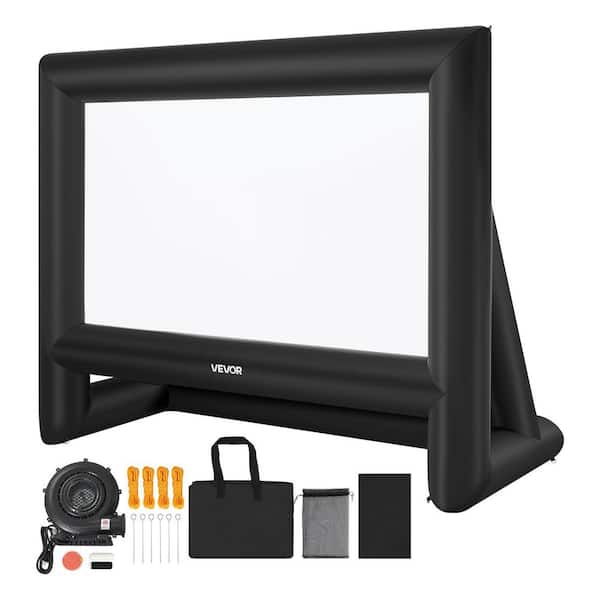 216 in. Inflatable Movie Screen, Inflatable Projector Screen with Portable Storage Bag, Easy Set Up Movie Projection