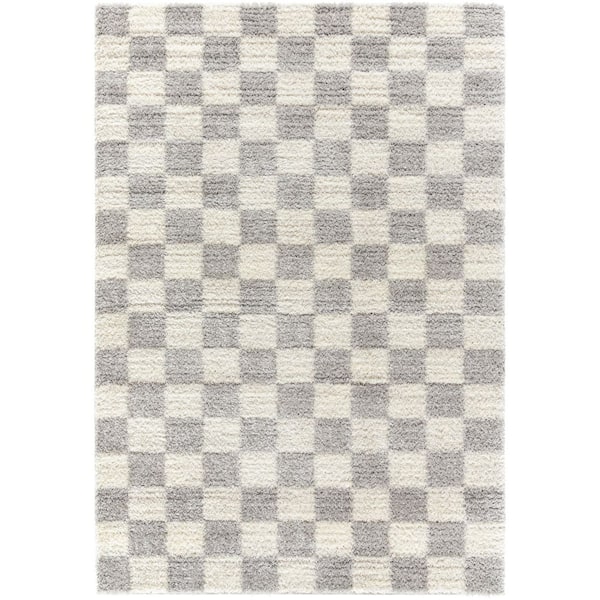 Primo PRO-2316 7 ft. x 10 ft. Gray Machine Woven Area Rug
