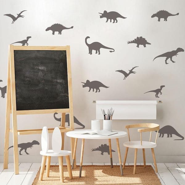 Dinosaur Peel and Stick Wall Decals (Set of 8)
