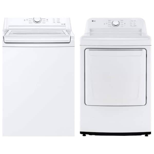 4.1 cu. ft. White Top Load Washer and 7.3 Cu.Ft. White Vented Electric Dryer Combo