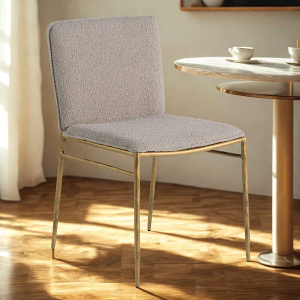 Atlanta Modern Beige Fabric Dining Chair