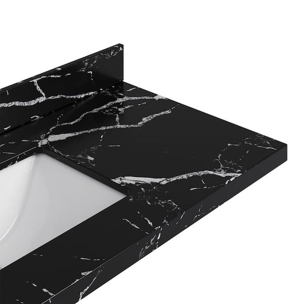 Ariel 42 inch Nero Marquina Black Qua...