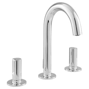 Studio S 8 in. Widespread 2-Handle Bathroom Faucet with Drain Assembly in Polished Chrome