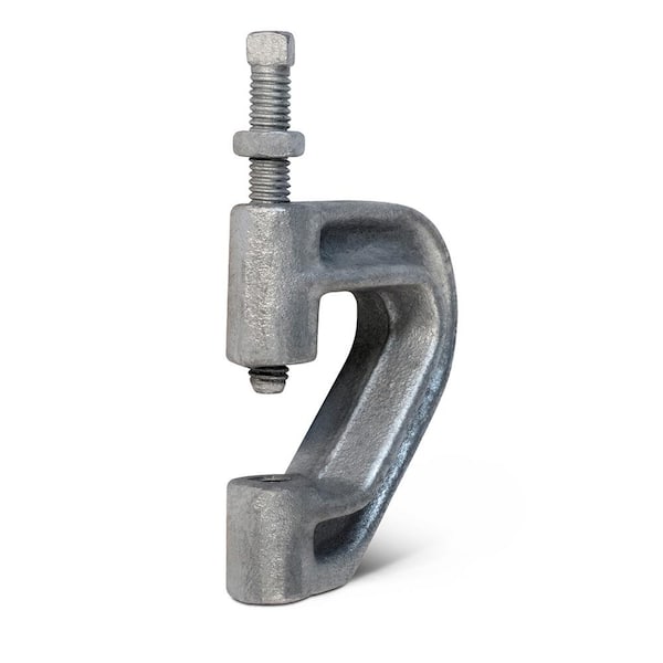 PLUMBFLEX Purlin Beam Clamp for 0.38 in. Threaded Rod in Electro Galvanized Iron