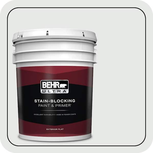 BEHR ULTRA 5 gal. #PWN-44 Bay Breeze Flat Exterior Paint & Primer