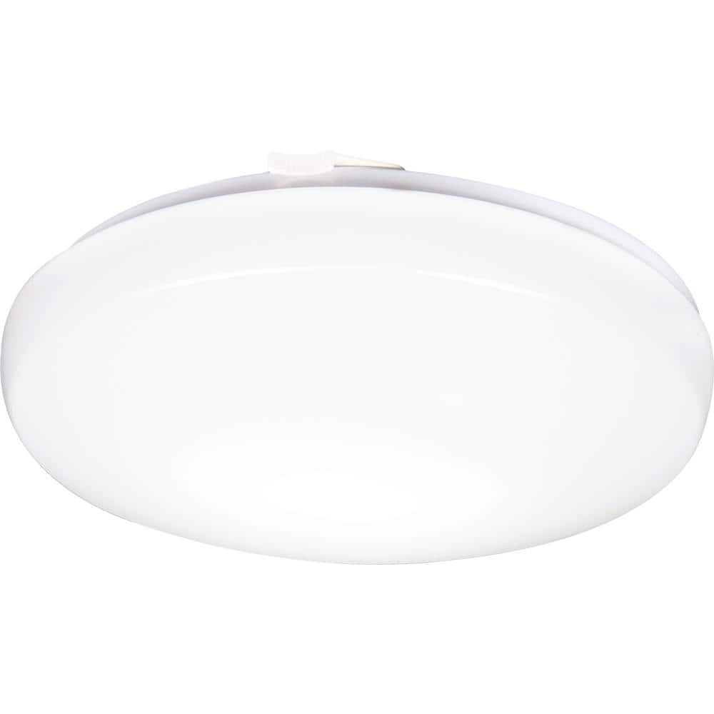 Sleek 11" White Acrylic LED Energy Star Flush Mount