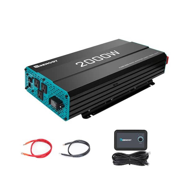 1500w/2000w Dc 12v To Ac 220v Portable Car Power Inverter Charger