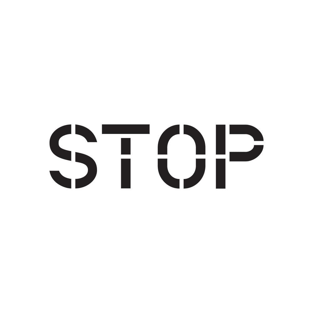 24 in. Stop Stencil price history on PriceWatchPro