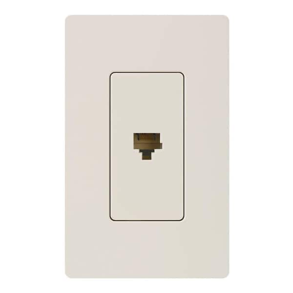 Claro Telphone Jack, Light Almond (CA-PJ-LA)