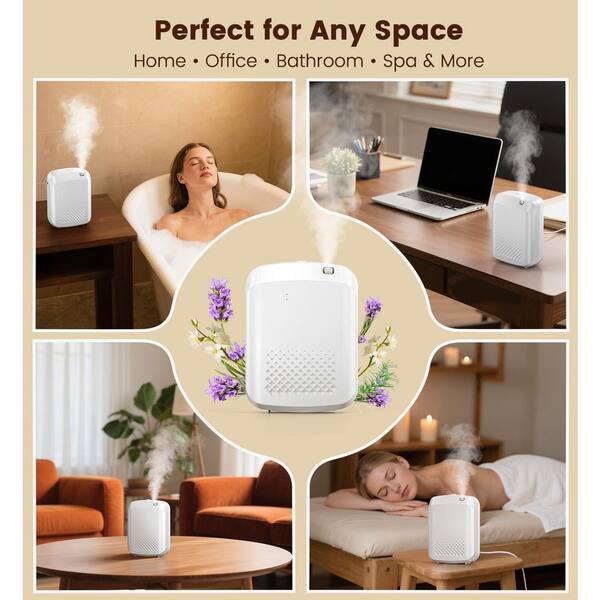 Waterless Essential Oil Diffuser Cold Air Scent Machine Bluetooth