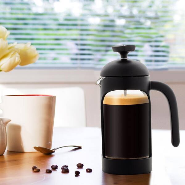 OVENTE 1.5 Cup Black French Press 