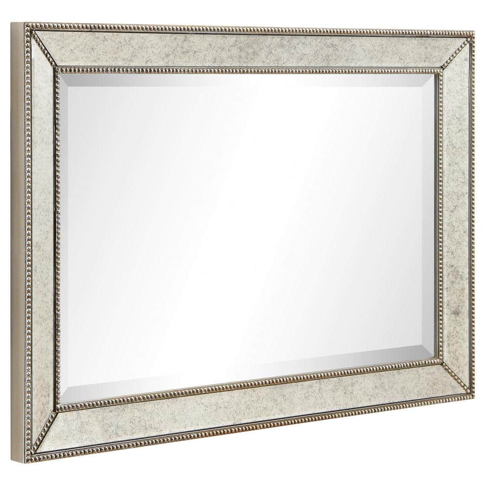 Champagne Bead Embossed Full Length Wall Mirror