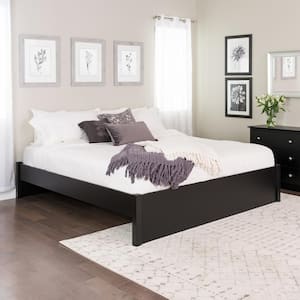 Select Black King 4-Post Platform Bed