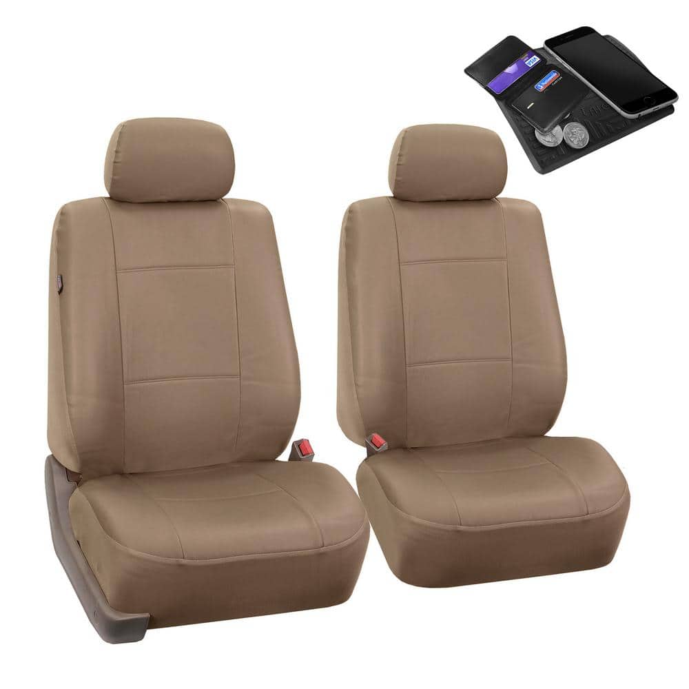 1pc Car Interior Memory Foam Pu Leather Armrest Pad, Height Lift Cushion