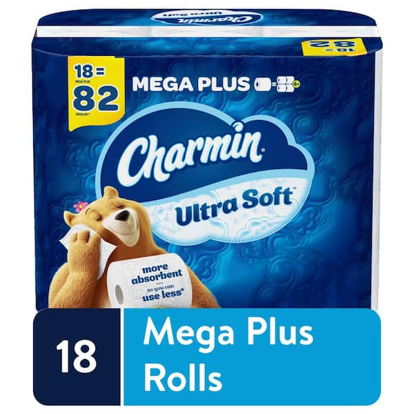 Charmin Ultra-Soft Toilet Paper Rolls (275-Sheets Per Roll) (18-Mega Plus Rolls)